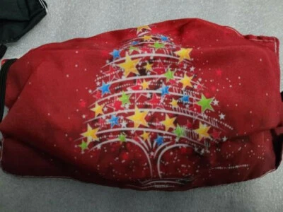 Christmas Face Mask Adjustable Washable 2 Pieces with 2 Filters - Image 1 of 4