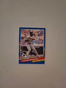 1991 Donruss - #53 Rickey Henderson All - Star Error Card.