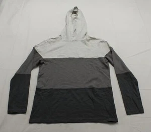 Rumi + Ryder Girl's Classic Colorblock Long Sleeve Hoodie Tee ZS6 Gray Large NWT - Picture 1 of 4
