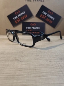 NEU FENDI F705 001 SCHWARZ BRILLE BRILLENGESTELL 54-15-135 Italy - Bild 1 von 7