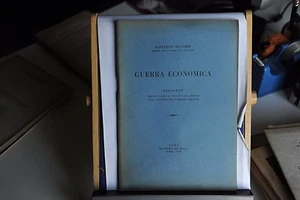 1940 - RAFFAELLO RICCARDI - GUERRA ECONOMICA DISCORSO PRONUNCIATO AL SENATO - Picture 1 of 1