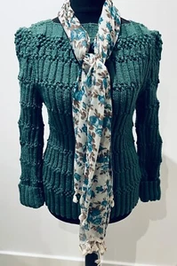 Henriette Knitwear, Skinny Me range, forest green, S - Picture 1 of 5