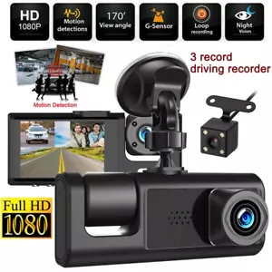 Car Van Dash Cam Camera Recorder Dual Front Rear Video 1080P Night Vision NEW UK - Picture 1 of 11