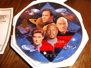 Star Trek Captain's Tribute 30 Years Plate 1997 The Hamilton Collection - Bild 1 von 9