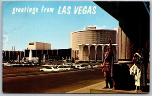 Vtg Las Vegas Nevada NV Caesars Palace Roman Theme On The Strip 1960s Postcard - Picture 1 of 2