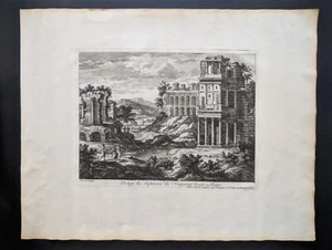 Septizone Kaiser Severe, Veües von Rom und Umgebung, Perelle, Stampa 1680 - Bild 1 von 8