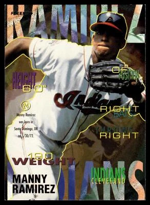 1995 Fleer #145 Manny Ramirez - Image 1 of 2