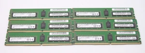 6X Micron MTA18ASF1G72PZ-2G3B1 8GB DDR4 PC4-2400t Server Memory - Photo 1/3