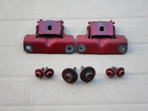 87-93 MUSTANG HATCH BRACKETS OEM GT LX 5.0 2.3 COBRA SALEEN FACTORY STOCK  - Picture 1 of 3