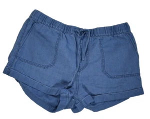 Volcom Shorts Womens Size Small Sunday Strut Draw String Blue Lightweight - Picture 1 of 4