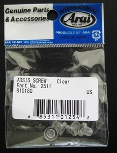 Genuino - Juego de Tornillos Arai SAQ SAL SAJ y Placa Base Tipo X Cara Completa 11-2511 - Imagen 1 de 1