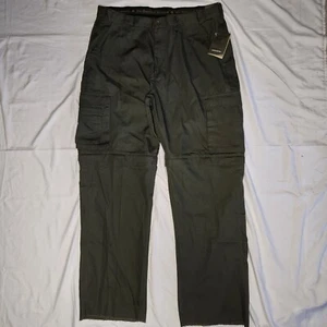 Boy Scouts of America Womens 18 Centennial Canvas Zip Off Uniform Pants Green - Picture 1 of 19