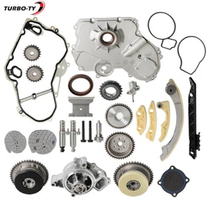 Timing Chain Kit VCT Selenoid Actuator Oil Pump & Water Pump For GM 2.4L Ecotec - Bild 1 von 14