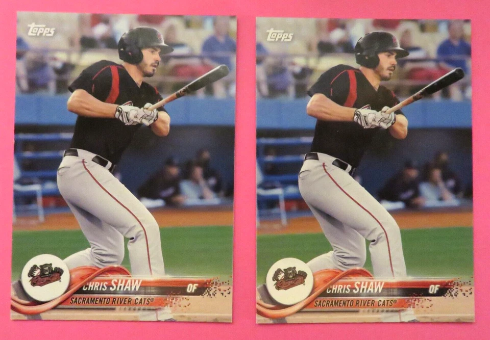 2 - 2018 Topps Pro Debut, Sacramento River Cats - CHRIS SHAW - Image 1 of 1