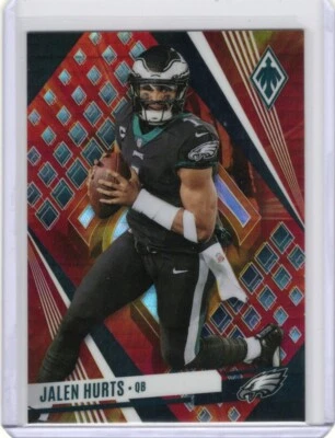 2023 Panini Phoenix Fire Burst #24 Jalen Hurts Eagles 243/340 - Image 1 of 2
