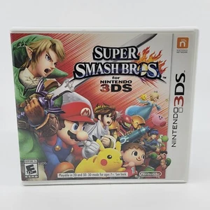 Super Smash Bros. Para Nintendo 3DS Estuche y Manual Solo - SIN JUEGO R - Imagen 1 de 6