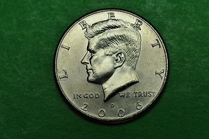 2006-D Choice BU postfrisch Staat Kennedy US halbe Dollar Münze - Bild 1 von 2