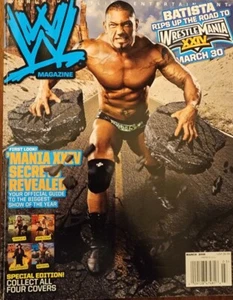 WWE Magazine March 2008 Batista Wrestlemania XXIV - Picture 1 of 12