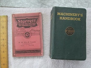 12th Edition Machinery's Handbook (1944) &  L.S.Starrett Catalog #36 (1938) - Bo - Picture 1 of 8