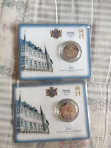2 euro coincard lussemburgo coppia 2024 fdc bu - Foto 1 di 1
