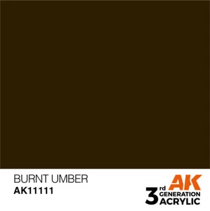 AK Interactive AK11111 Peinture Acrylique 3g Terre brulée 17ml - Picture 1 of 3