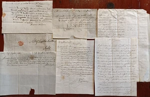 14325-LOTTO DI 8 LETTERE INDIRIZZATE /CON RIFERIMENTO A LEOPOLDO SCOTTI, 1799 - Picture 1 of 3