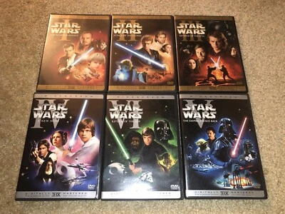 STAR WARS 1-6 DVD LOT - Image 1 of 2