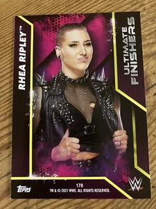 Tdg4 Rhea Ripley TM & 2021 WWE Ultimate Finishers 178 Riptide Wrestling Trading - Picture 1 of 5