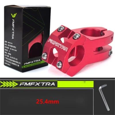 25.4/31.8mm Mountain Bike Bicycle Aluminum Alloy Short Handlebar Stem Risers - Image 1 of 4