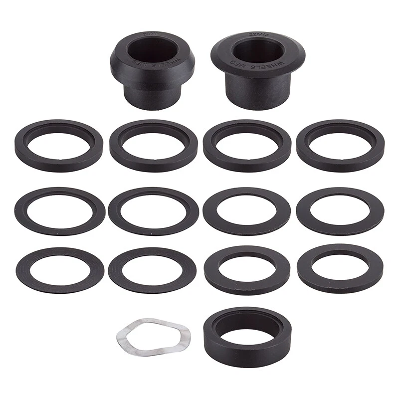 Wheels Manufacturing Bottom Bracket Adapter/Reducer Kit - BB30 to SRAM 24/22 mm - Image 1 of 1