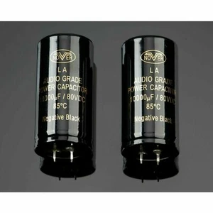 1Pair Nover 10000uF 80V Audio Electrolytic Power Capacitor 35mmX70mm - Picture 1 of 3
