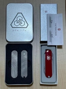 Prometheus Design Werx  X  PDW VICTORINOX 58mm Topo Titanium Scale multi tool - Picture 1 of 4