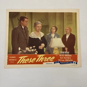 Lobby Card 1946rr THESE THREE Joel McCrea Miriam Hopkins Merle Oberon -11x14 - Picture 1 of 8