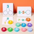 Number Arithmetic Learning Wooden Number Board 1-10 Activity Set For Kids