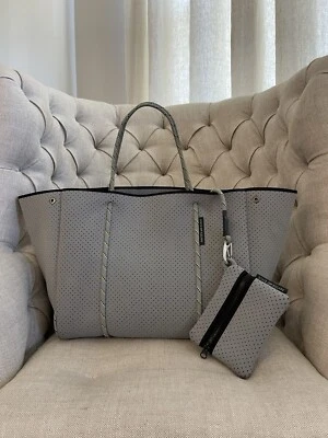 STATE OF ESCAPE Escape Large Tote Grey with Lime&Blk Straps (LIMITTED EDDITION) - Image 1 of 4