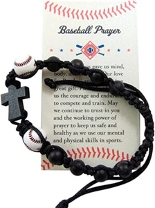 Westmon Works Baseball Bracelet Gift Set for Boys or Girls with Prayer Card and - Picture 1 of 3