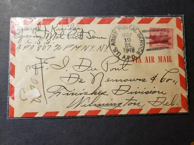 APO 807 BAD NAUHEIM, GERMANY 1948 Army Cover Eucom Mat Pict Serv OCSS - Image 1 of 2