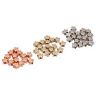 50x Jewelry Making Beads Star Shaped 0.5 Diameter Plastic Spacer Beads DIY ✈