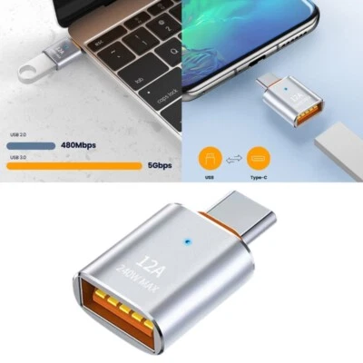 Type C OTG USB Adapter Type C to USB 2.0 Male Female Type C Converters for USBC - Image 1 of 4