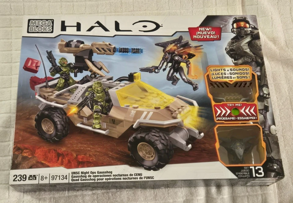 Mega Bloks Halo UNSC Night Ops Gausshog