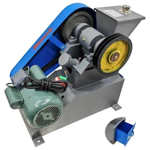 220V Jaw Crusher Rock Crush Machine 6-30mm Outlet Adjustable Stones Crusher - Picture 1 of 24