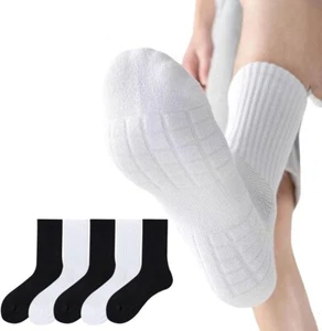 5 Pairs Mens Athletic Socks Training Socks Men, Basketball Socks Men & Women - Picture 1 of 7