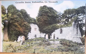 Irish Postcard CARMELITE RUINS RATHMULLAN Tirconaill DONEGAL Ireland CTC Eire - Imagen 1 de 2