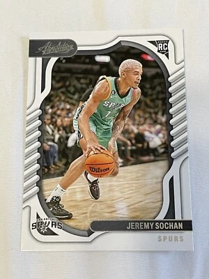 2022-23 Panini Chronicles Jeremy Sochan Absolute Rookie Base #107 Spurs - Image 1 of 2