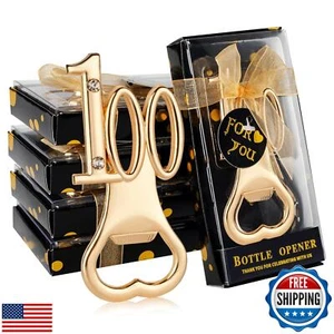 Uezea 24 Packs of 100th Party Favors Bottle Openers for Birthday, Anniversary - Picture 1 of 5