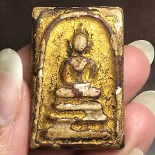 Protection Amulet, Phra Somdej Thai Amulet, Luck Charm Pendant, Necklace Monk 