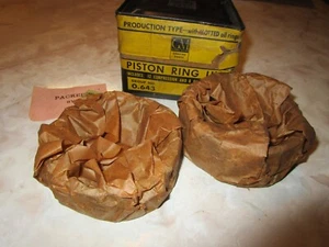 NOS Std. Piston Ring Set 1937 38 39 40 41 42 46 47-1953 Chevrolet w/ 216 3688881 - Picture 1 of 7