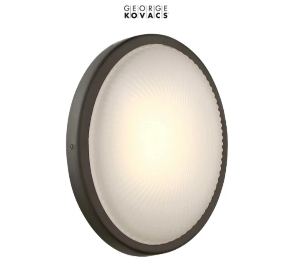 George Kovacs P1145-143-L Radiun 单灯 8 英寸 LED 户外墙烤*全新* — 第 1/1 张图片