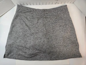 Jersey Knit Gray Skirt with built in short size L - Picture 1 of 5
