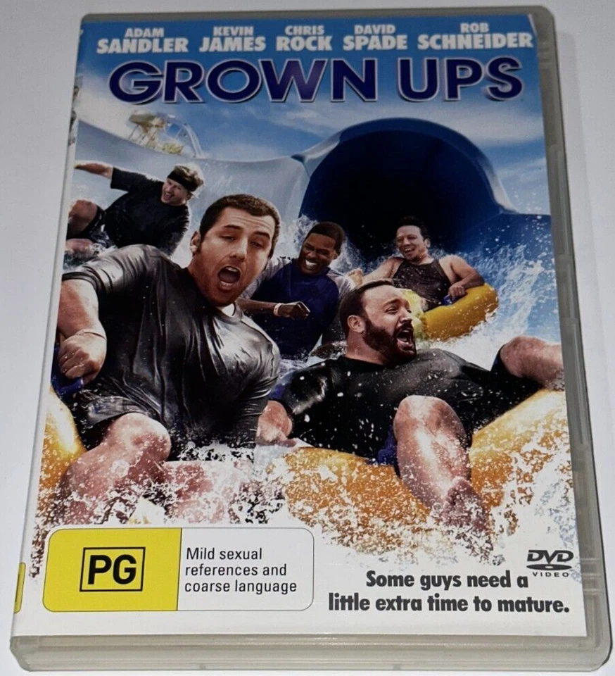 Grown Ups - Adam Sandler - DVD, 2010 - REGION 4 - R4 - WARRANTY AUS STOCK - Image 1 of 1